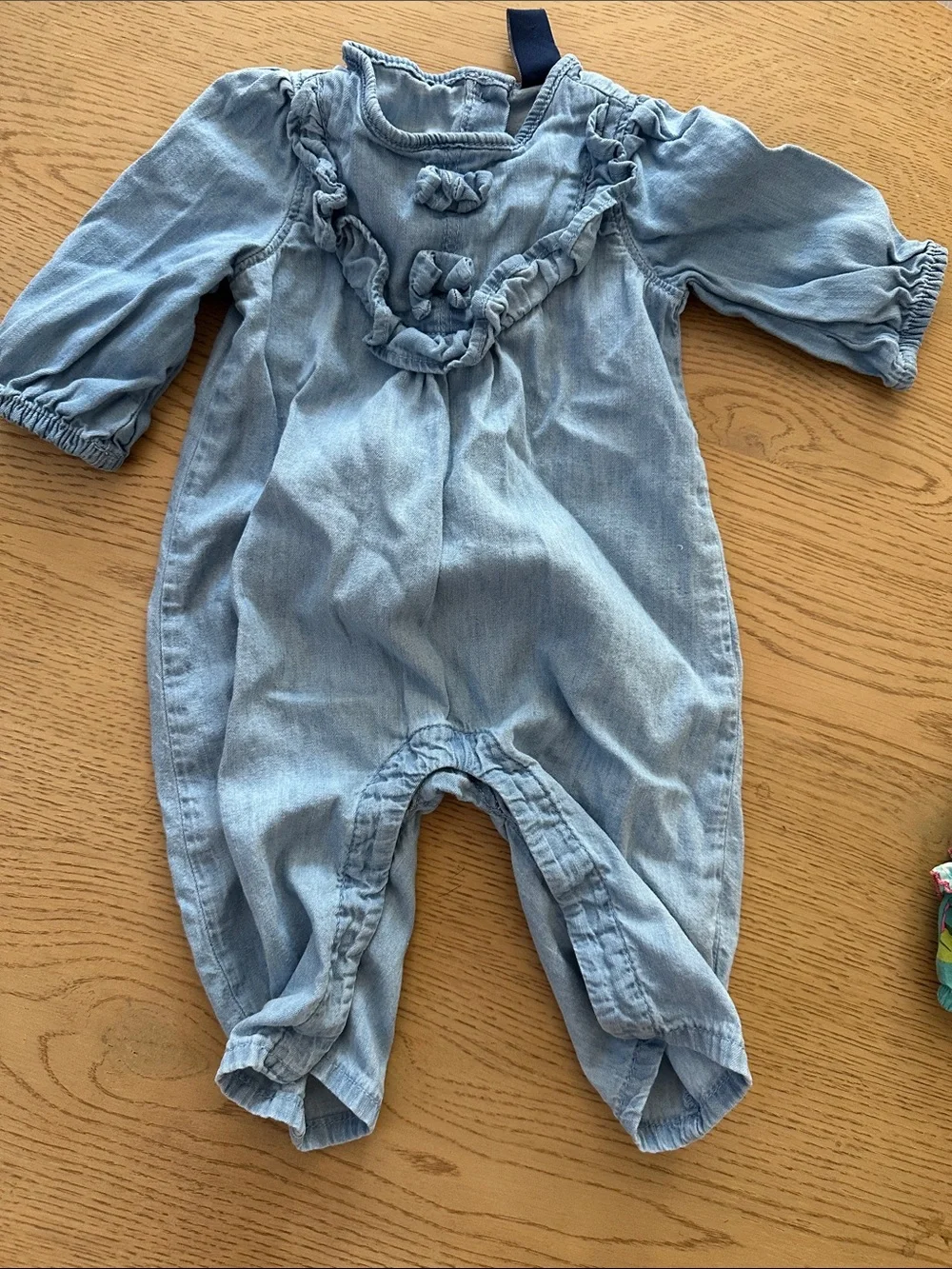 Girls' Romper bundle 3/6 months fleece lined